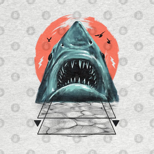 Sharkster by Vincent Trinidad Art